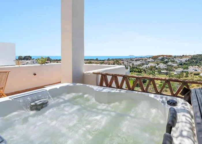 Appartement Sea View With Private Jacuzzi - Sunset Golf,